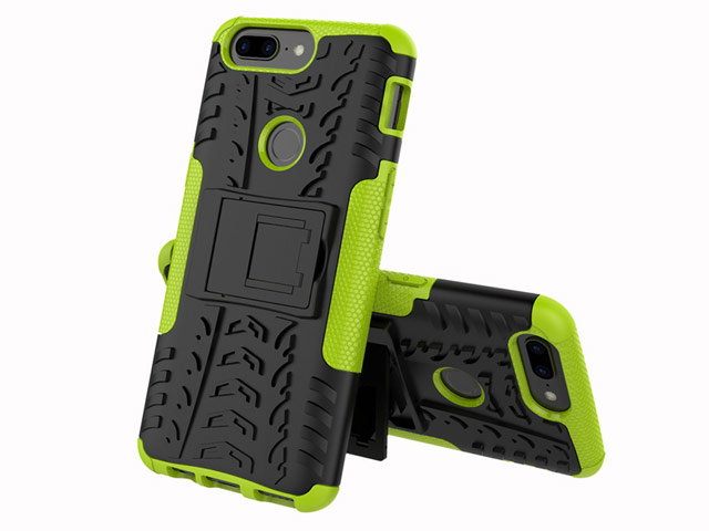 Чехол Yotrix Shockproof case для OnePlus 5T (зеленый, пластиковый)