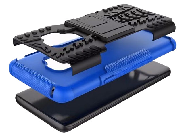 Чехол Yotrix Shockproof case для Samsung Galaxy S9 (синий, пластиковый)