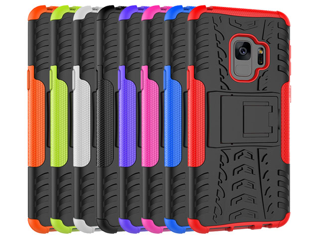 Чехол Yotrix Shockproof case для Samsung Galaxy S9 (синий, пластиковый)