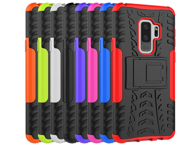 Чехол Yotrix Shockproof case для Samsung Galaxy S9 plus (синий, пластиковый)