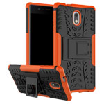 Чехол Yotrix Shockproof case для Nokia 3 (оранжевый, пластиковый)