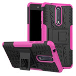 Чехол Yotrix Shockproof case для Nokia 8 (розовый, пластиковый)