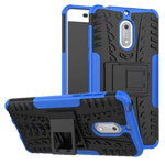 Чехол Yotrix Shockproof case для Nokia 6 (синий, пластиковый)