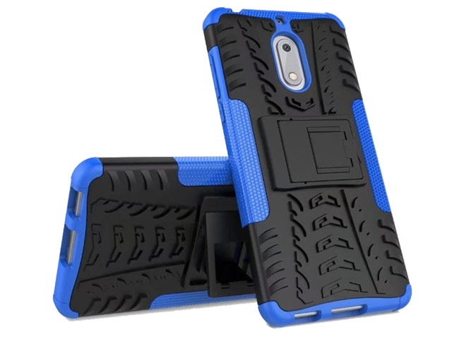 Чехол Yotrix Shockproof case для Nokia 6 (синий, пластиковый)