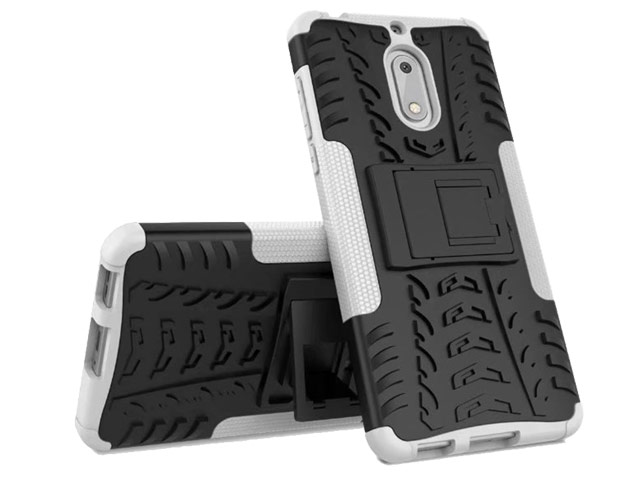 Чехол Yotrix Shockproof case для Nokia 6 (белый, пластиковый)