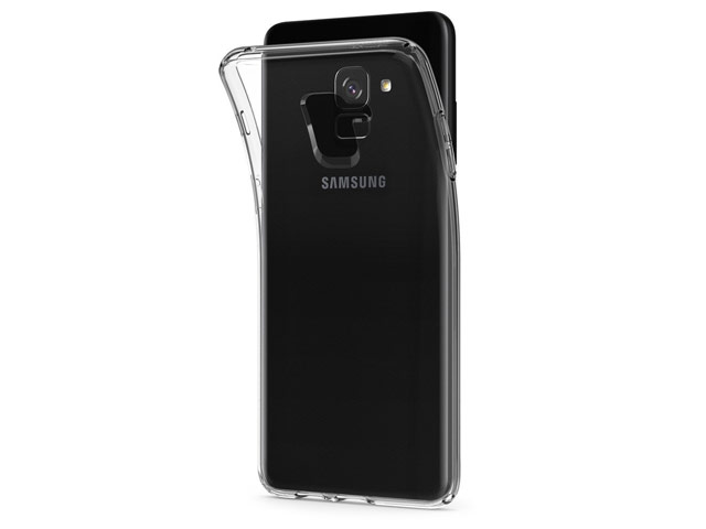 Чехол Yotrix UltrathinCase для Samsung Galaxy A8 2018 (прозрачный, гелевый)