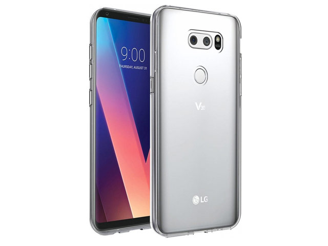 Чехол Yotrix UltrathinCase для LG V30 (прозрачный, гелевый)