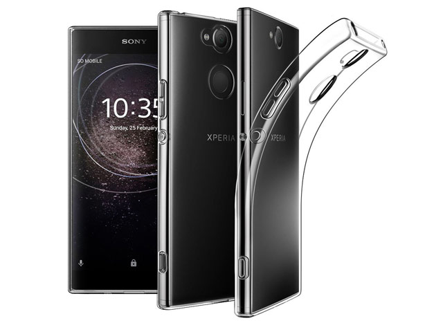 Чехол Yotrix UltrathinCase для Sony Xperia XA2 (прозрачный, гелевый)