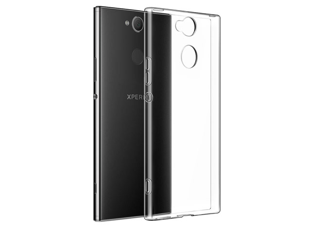 Чехол Yotrix UltrathinCase для Sony Xperia XA2 (прозрачный, гелевый)