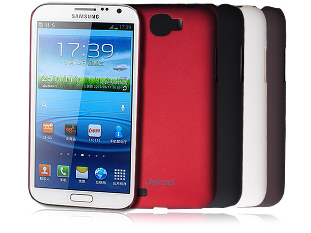 Чехол Jekod Hard case для Samsung Galaxy Note 2 N7100 (черный, пластиковый)