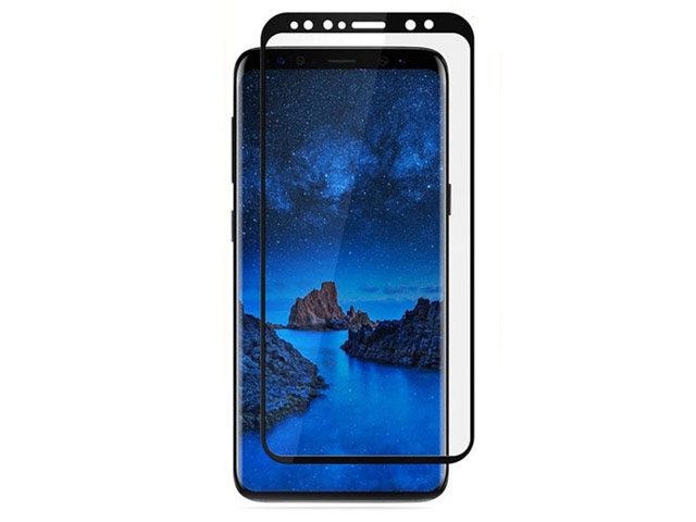 Защитная пленка Yotrix 3D Pro Glass Protector для Samsung Galaxy S9 (стеклянная, черная)