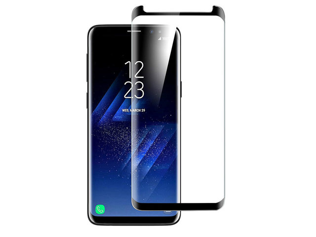 Защитная пленка Yotrix 3D SE Glass Protector для Samsung Galaxy S9 (стеклянная, черная)