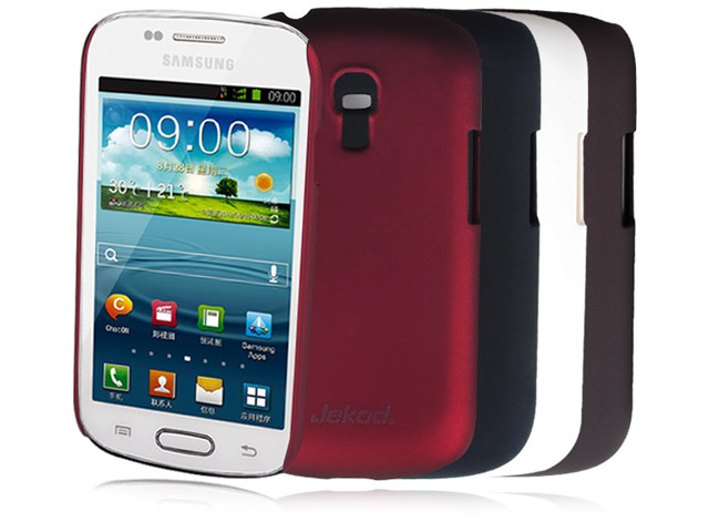 Чехол Jekod Hard case для Samsung Galaxy S3 mini i8190 (черный, пластиковый)