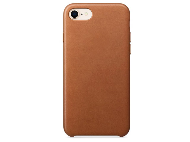 Чехол Yotrix SnapCase Premuim для Apple iPhone 8 (коричневый, кожаный)