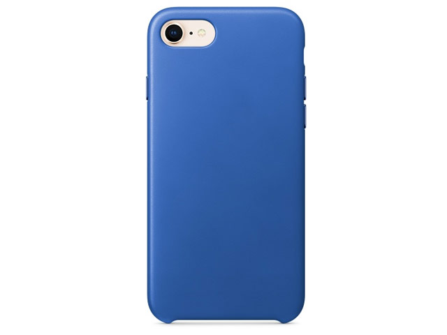 Чехол Yotrix SnapCase Premuim для Apple iPhone 8 (ярко-синий, кожаный)