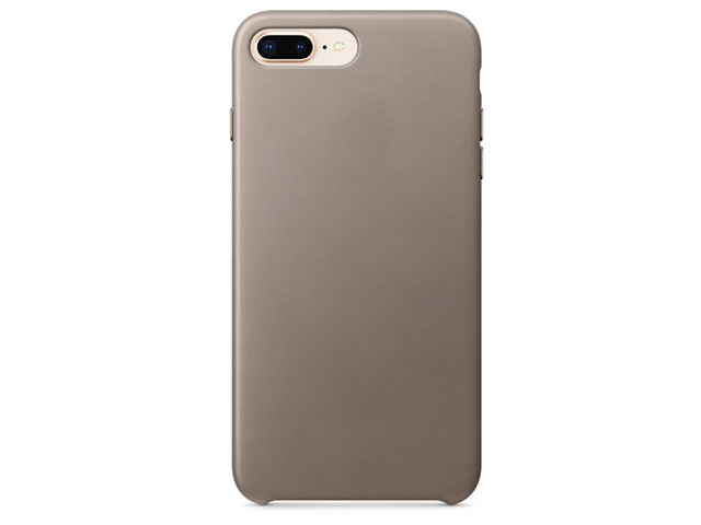 Чехол Yotrix SnapCase Premuim для Apple iPhone 8 plus (серый, кожаный)