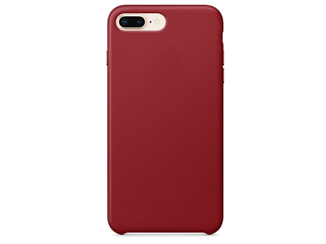 Чехол Yotrix SnapCase Premuim для Apple iPhone 8 plus (красный, кожаный)