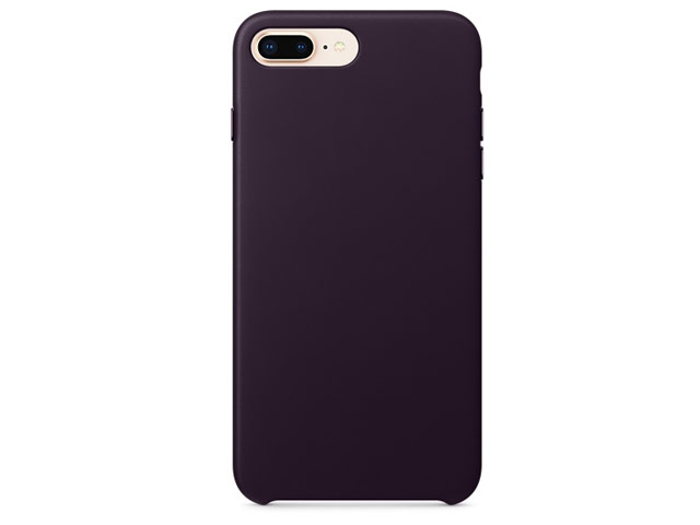 Чехол Yotrix SnapCase Premuim для Apple iPhone 8 plus (фиолетовый, кожаный)