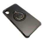 Чехол Yotrix RingCase для Apple iPhone X (черный, пластиковый)