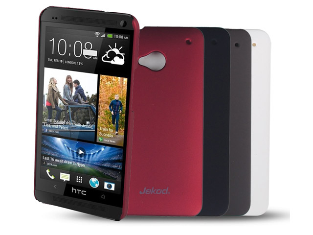 Чехол Jekod Hard case для HTC One 801e (HTC M7) (черный, пластиковый)