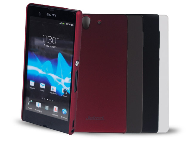 Чехол Jekod Hard case для Sony Xperia Z L36i/L36h (красный, пластиковый)