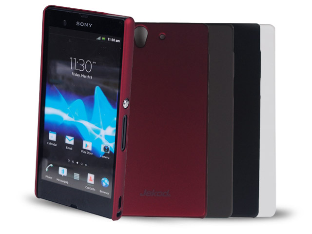 Чехол Jekod Hard case для Sony Xperia Z L36i/L36h (коричневый, пластиковый)