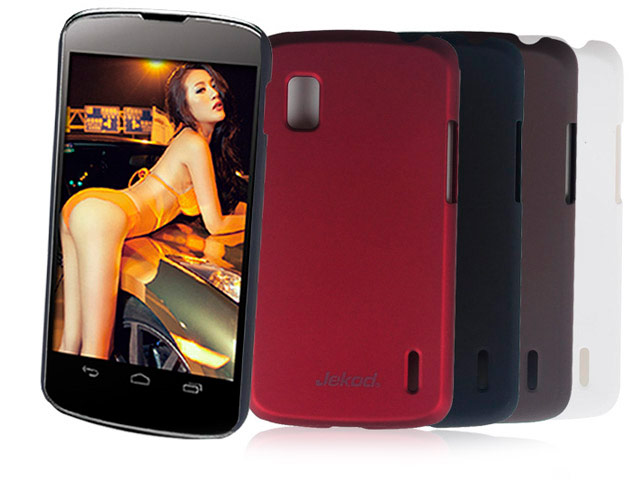 Чехол Jekod Hard case для HTC Desire V T328w (черный, пластиковый)