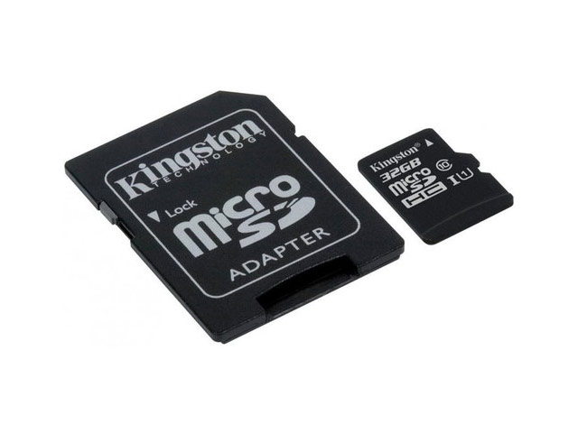 Флеш-карта Kingston microSD (32Gb, microSD, Class 10 U1)