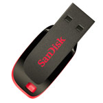 Флеш-карта SanDisk Cruzer Blade (16Gb, USB 2.0, черная)