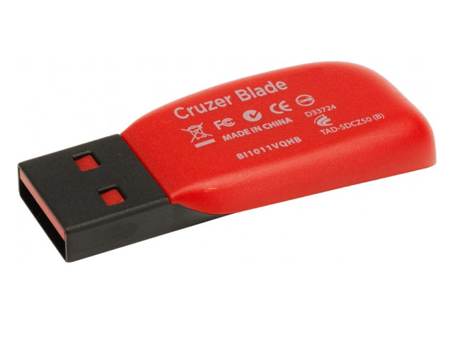 Флеш-карта SanDisk Cruzer Blade (32Gb, USB 2.0, черная)