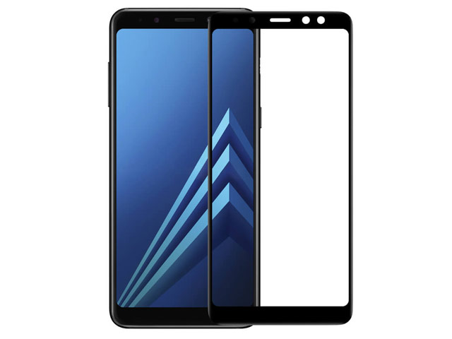 Защитная пленка Nillkin 3D CP+ MAX Glass Protector для Samsung Galaxy A8 plus 2018 (стеклянная, черная)