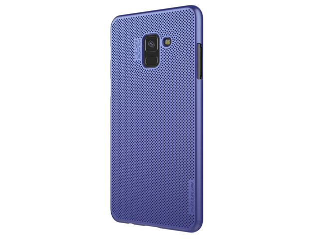 Чехол Nillkin Air case для Samsung Galaxy A8 plus 2018 (синий, пластиковый)