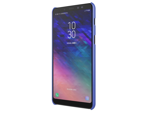 Чехол Nillkin Air case для Samsung Galaxy A8 plus 2018 (синий, пластиковый)