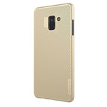 Чехол Nillkin Air case для Samsung Galaxy A8 plus 2018 (золотистый, пластиковый)