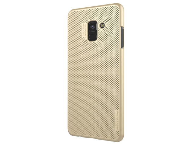 Чехол Nillkin Air case для Samsung Galaxy A8 plus 2018 (золотистый, пластиковый)