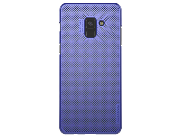 Чехол Nillkin Air case для Samsung Galaxy A8 2018 (синий, пластиковый)