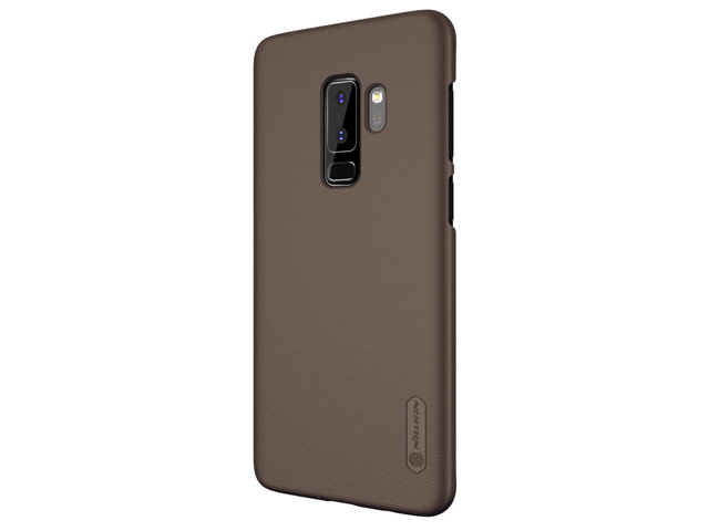 Чехол Nillkin Hard case для Samsung Galaxy S9 plus (темно-коричневый, пластиковый)