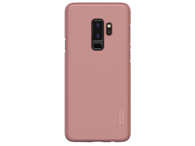 Чехол Nillkin Hard case для Samsung Galaxy S9 plus (розово-золотистый, пластиковый)