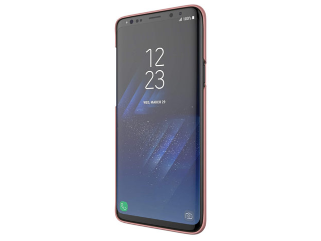 Чехол Nillkin Hard case для Samsung Galaxy S9 plus (розово-золотистый, пластиковый)