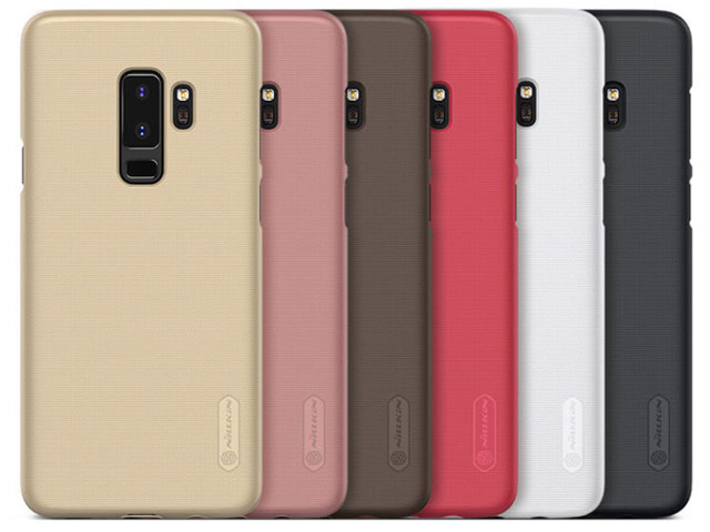 Чехол Nillkin Hard case для Samsung Galaxy S9 plus (розово-золотистый, пластиковый)