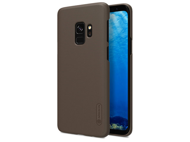 Чехол Nillkin Hard case для Samsung Galaxy S9 (темно-коричневый, пластиковый)
