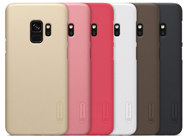 Чехол Nillkin Hard case для Samsung Galaxy S9 (розово-золотистый, пластиковый)