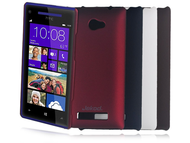 Чехол Jekod Hard case для HTC Windows Phone 8X (черный, пластиковый)