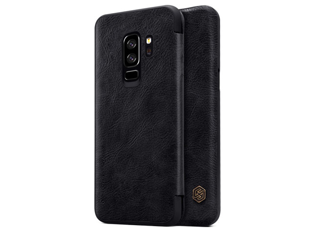 Чехол Nillkin Qin leather case для Samsung Galaxy S9 plus (черный, кожаный)