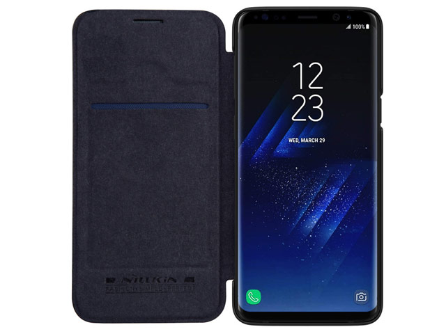 Чехол Nillkin Qin leather case для Samsung Galaxy S9 plus (черный, кожаный)