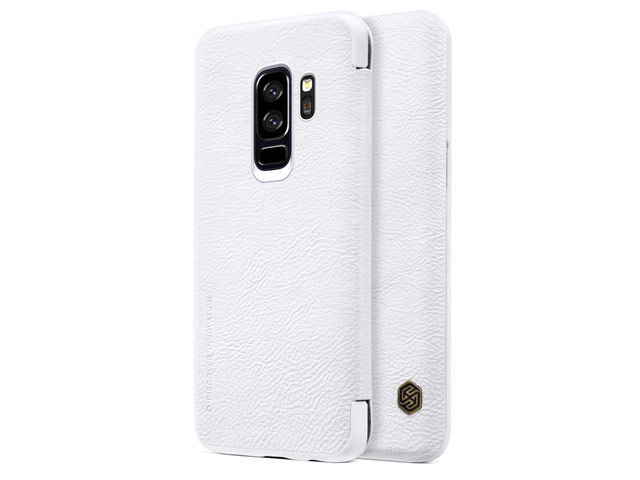 Чехол Nillkin Qin leather case для Samsung Galaxy S9 plus (белый, кожаный)