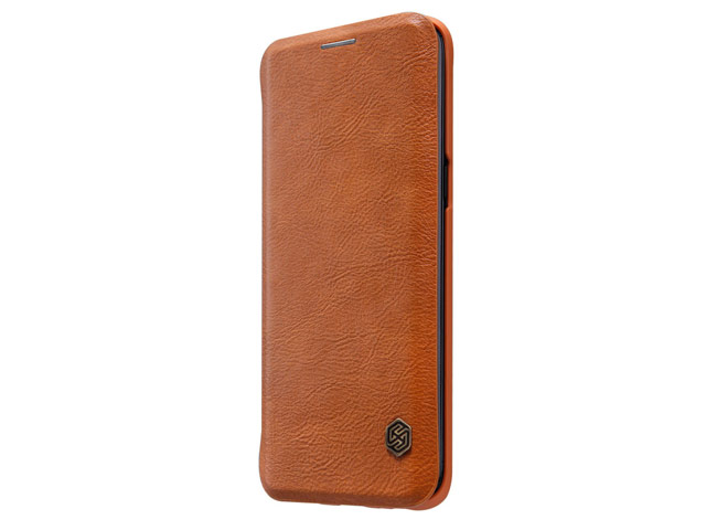 Чехол Nillkin Qin leather case для Samsung Galaxy S9 plus (коричневый, кожаный)