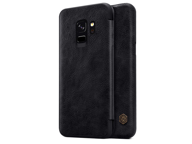 Чехол Nillkin Qin leather case для Samsung Galaxy S9 (черный, кожаный)