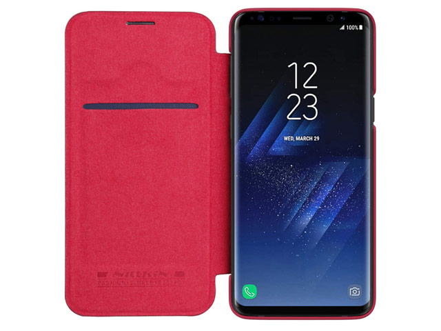 Чехол Nillkin Qin leather case для Samsung Galaxy S9 (красный, кожаный)