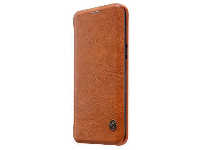 Чехол Nillkin Qin leather case для Samsung Galaxy S9 (коричневый, кожаный)